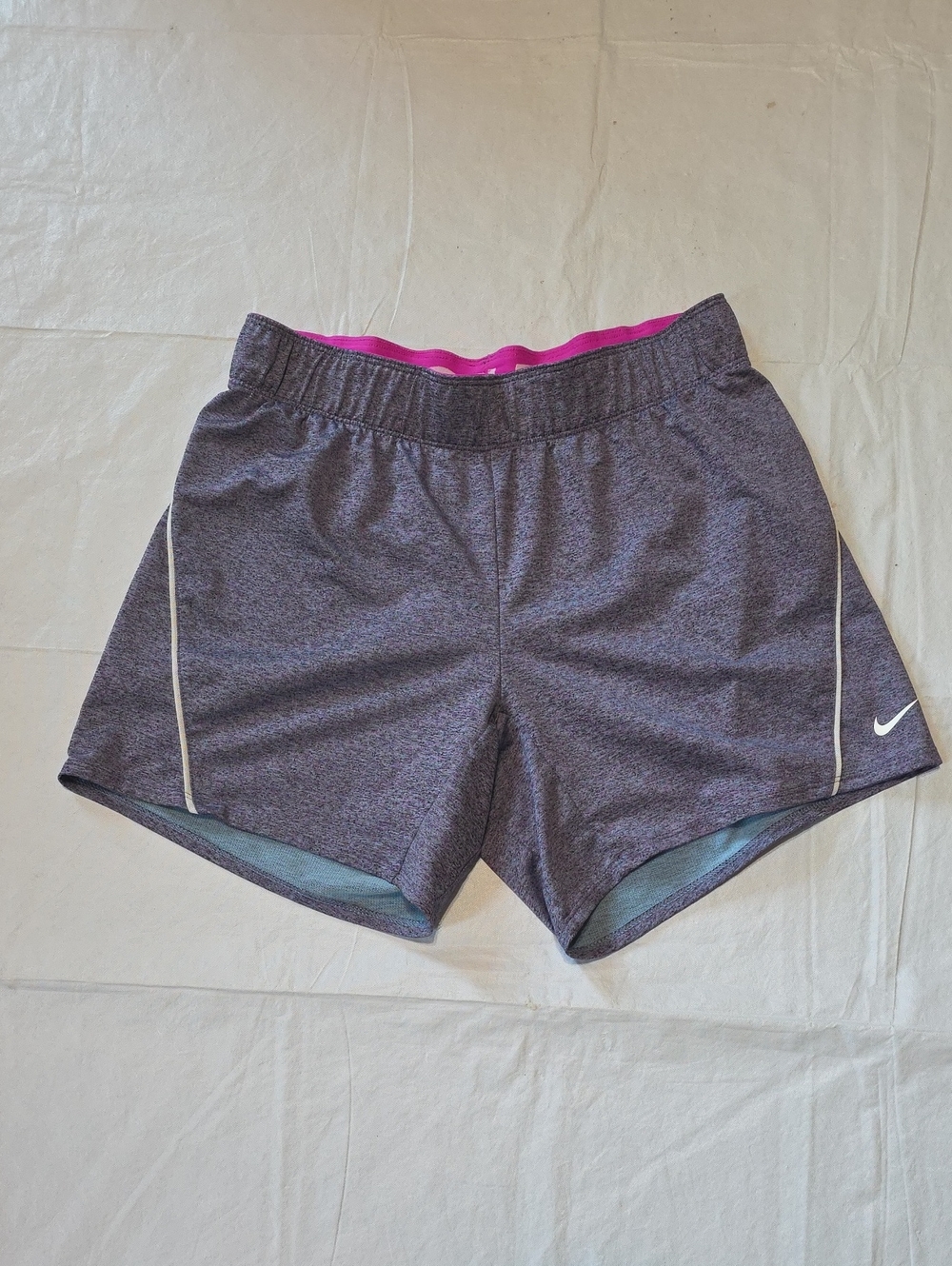 Nike Pro Dri-Fit Women's Athletic Running 5" Shorts Stretch Purple XS
